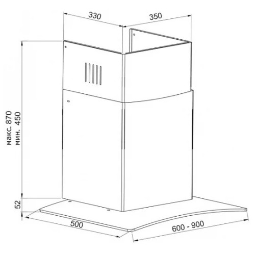 Кухонная вытяжка Korting KHC 6678 GX