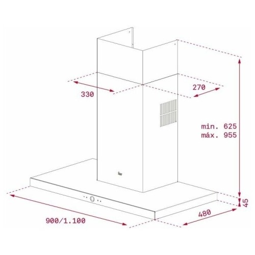 Кухонная вытяжка Teka DLH 985 T