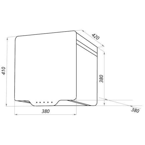 Кухонная вытяжка MAUNFELD BOX QUADRO 40