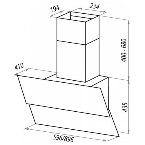 Кухонная вытяжка MAUNFELD PLYM LIGHT 90