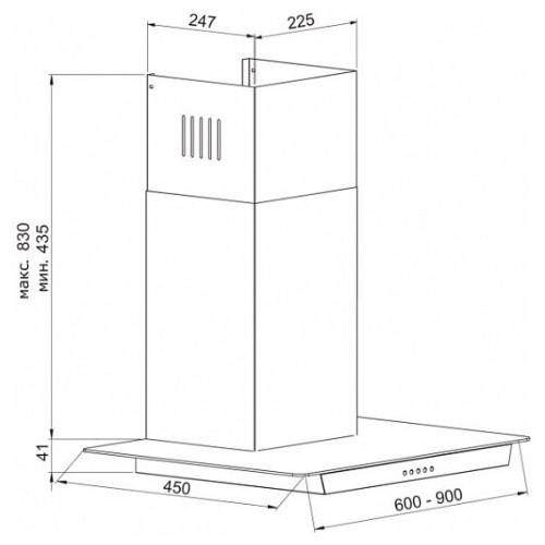 Кухонная вытяжка Korting KHC 6634 GX