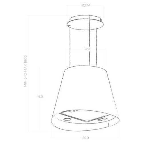 Кухонная вытяжка Elica Juno Urban Zinc/F/50