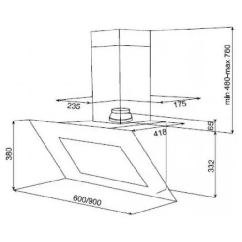 Кухонная вытяжка Teka DVT 650 W