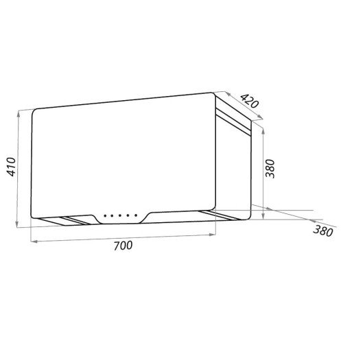 Кухонная вытяжка MAUNFELD BOX LARGE 70