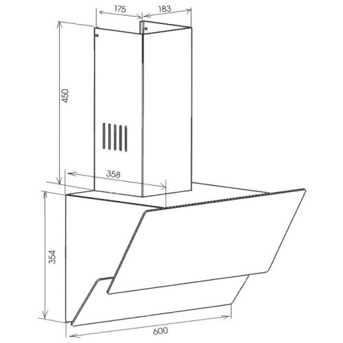 Кухонная вытяжка Korting KHC 66073 GN