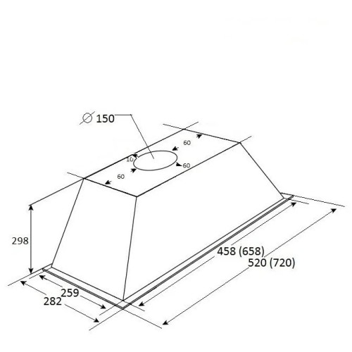 Встраиваемая вытяжка Kuppersberg Inlinea 52 C