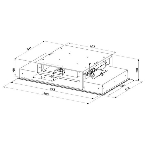 Островная вытяжка Faber Heaven Glass 2.0 WH Flat A90