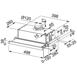 Встраиваемая вытяжка Franke FTC 532L WH 315.0547.795