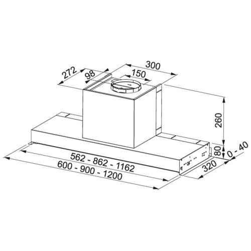 Встраиваемая вытяжка Franke FSTP NG 605 X