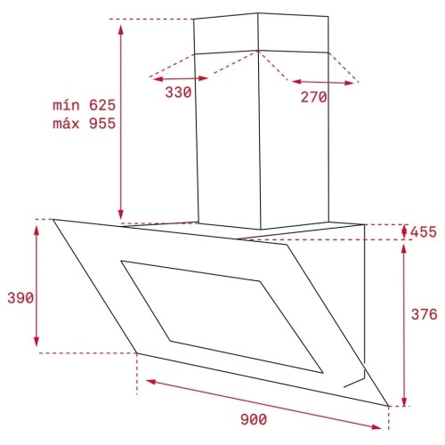 Кухонная вытяжка Teka DLV 985 LONDON BRICK