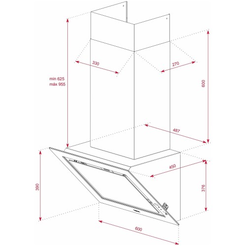 Кухонная вытяжка Teka DLV 68660 TOS WHITE