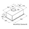 Встраиваемая вытяжка MAUNFELD Domina 60 чёрный