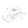 Встраиваемая вытяжка Maunfeld Ouse Touch 60 белый