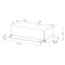 Встраиваемая вытяжка Kuppersberg Slimlux 60 B