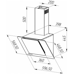 Кухонная вытяжка Zigmund & Shtain K 150.6 W
