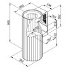 Кухонная вытяжка Maunfeld Adelaide 39 Wall White