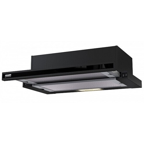 Встраиваемая вытяжка Krona Kamilla 600 Glass Black 2 мотора