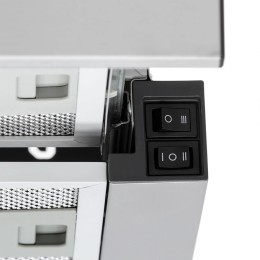 Встраиваемая вытяжка Krona Kamilla T 600 Inox 2 мотора