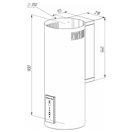 Кухонная вытяжка Zigmund & Shtain K 146.4 W