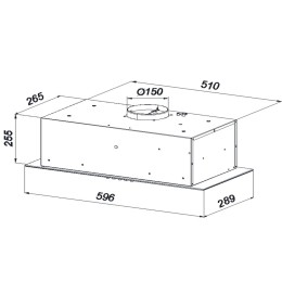 Встраиваемая вытяжка Konigin Aerin Black 60