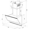 Кухонная вытяжка Krona Irida sensor 600 white