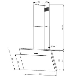 Кухонная вытяжка EVELUX Tilda 60 BG