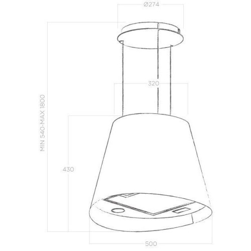 Кухонная вытяжка Elica Juno Urban Cast Iron/F/50