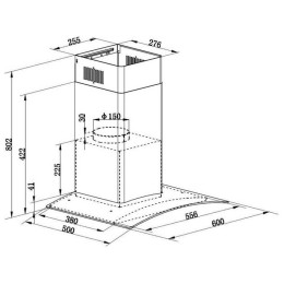 Кухонная вытяжка Zigmund Shtain K 141 6 B