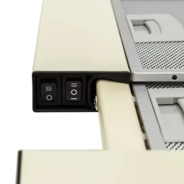Встраиваемая вытяжка KRONA KAMILLA slim 600 ivory 1 мотор