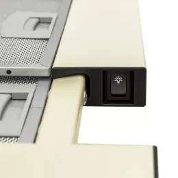 Встраиваемая вытяжка KRONA KAMILLA slim 600 ivory 1 мотор