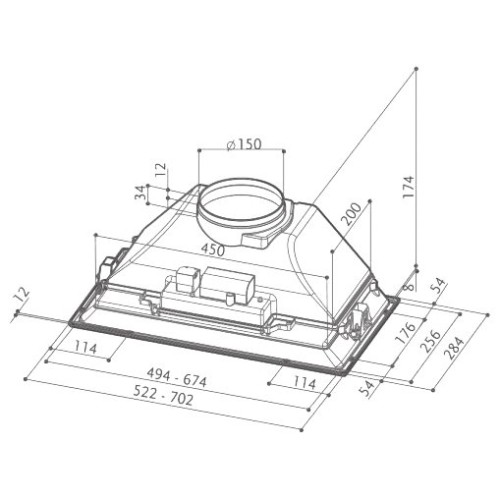 Встраиваемая вытяжка Faber Inka Smart HC X A70 305 0599 308