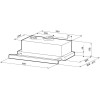 Встраиваемая вытяжка Krona Kamilla 600 Air 2W
