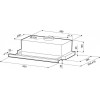 Встраиваемая вытяжка Krona Kamilla Slim 600 Inox Inox 2 мотора