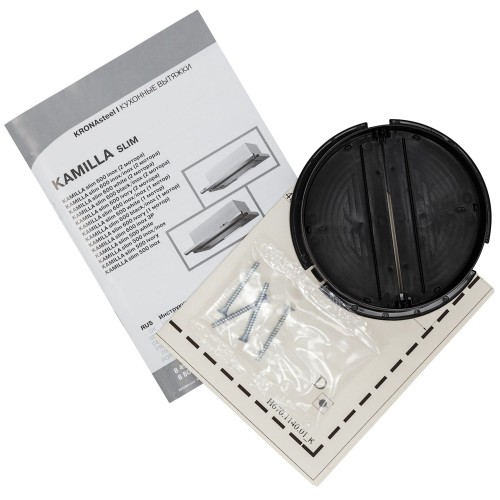 Встраиваемая вытяжка Krona Kamilla Slim 600 Inox Inox 2 мотора