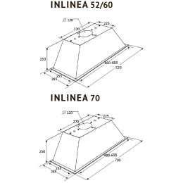 Встраиваемая вытяжка Kuppersberg INLINEA 60 X