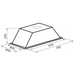 Встраиваемая вытяжка Zigmund Shtain K 012 7 W