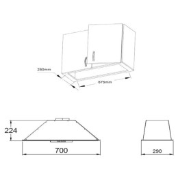 Встраиваемая вытяжка Zigmund Shtain K 012 7 W