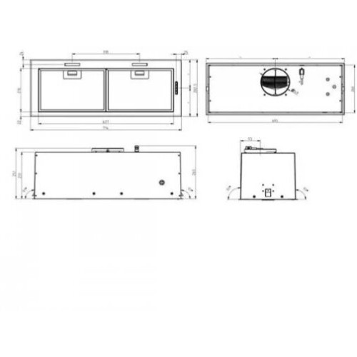 Кухонная вытяжка Elica FOLD BL A 72