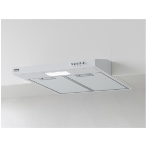 Подвесная вытяжка Krona Jessica slim 500 white push button