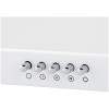 Подвесная вытяжка Krona Jessica slim 500 white push button