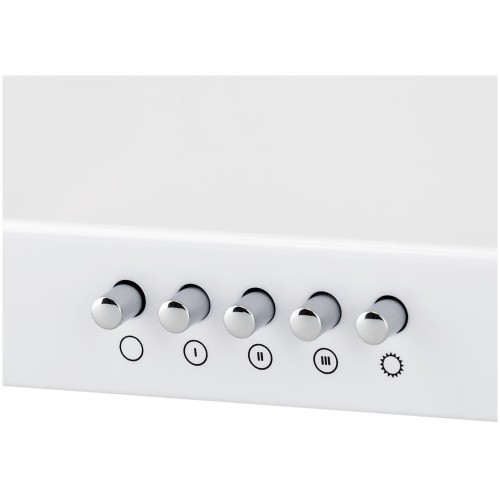 Подвесная вытяжка Krona Jessica slim 500 white push button