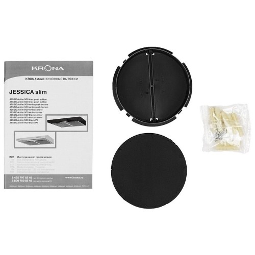 Подвесная вытяжка KRONA JESSICA slim 600 black PB