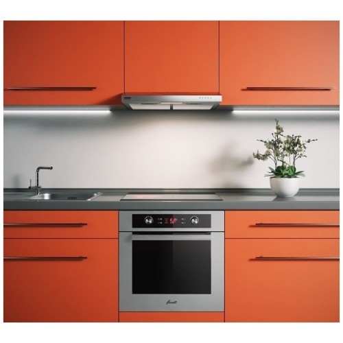 Подвесная вытяжка Krona JESSICA slim 600 inox push button