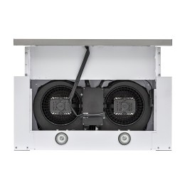 Встраиваемая вытяжка KRONA KAMILLA sensor 600 white glass 2 мотора