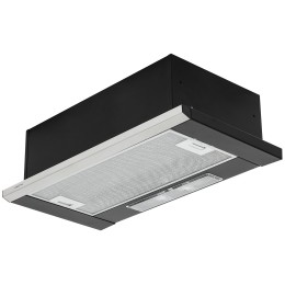 Встраиваемая вытяжка KRONA KAMILLA slim 600 black inox 1 мотор