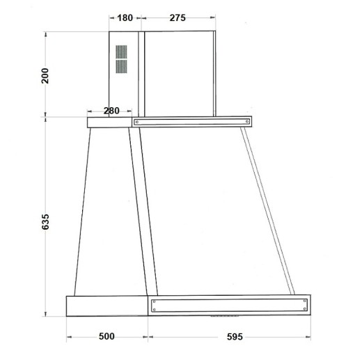 Кухонная вытяжка Kuppersberg T 669 ANT Silver