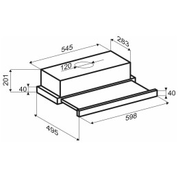 Встраиваемая вытяжка Zigmund Shtain K 012 6 S