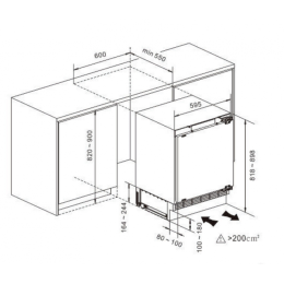 Встраиваемая морозильная камера Kuppersberg FBU 816