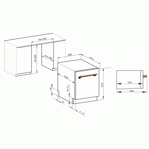 Посудомоечная машина Kaiser S60U88XLElfEm