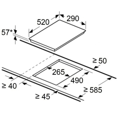 Индукционная варочная панель Maunfeld CVI292S2FMDGR Lux